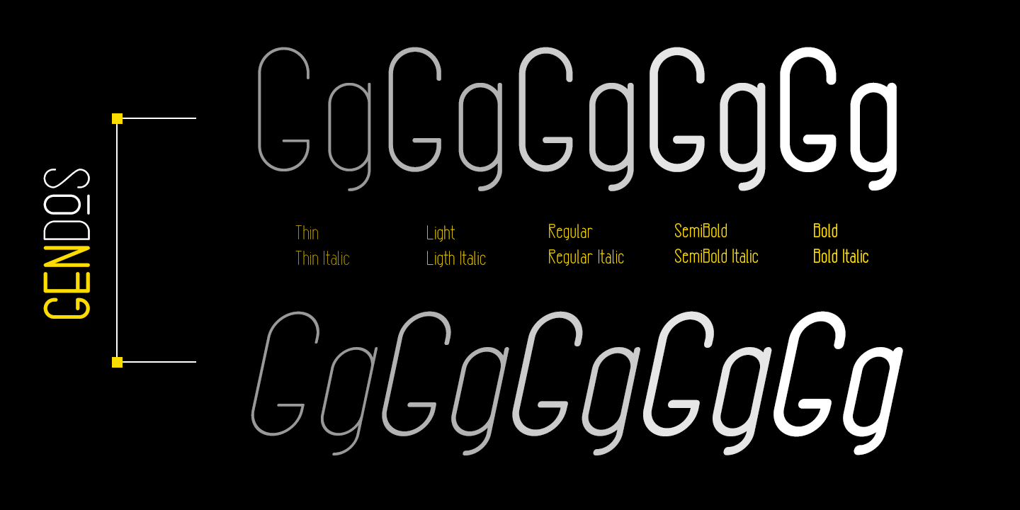 Example font Gendos #5